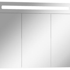Шкаф-зеркало Аврора 85 с подсветкой LED Домино (DV8010HZ) в Качканаре - kachkanar.mebel24.online | фото 1