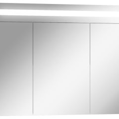 Шкаф-зеркало Аврора 90 с подсветкой LED Домино (DV8011HZ) в Качканаре - kachkanar.mebel24.online | фото