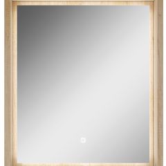 Шкаф-зеркало Nice 60 с подсветкой Домино (DN4706HZ) в Качканаре - kachkanar.mebel24.online | фото 2