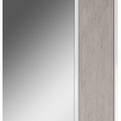 Шкаф-зеркало Uno 60 Дуб серый левый/правый Домино (DU1503HZ) в Качканаре - kachkanar.mebel24.online | фото 5