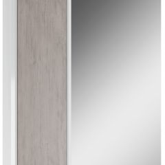 Шкаф-зеркало Uno 60 Дуб серый левый/правый Домино (DU1503HZ) в Качканаре - kachkanar.mebel24.online | фото 2