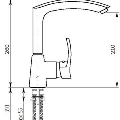 Смеситель MS-002 в Качканаре - kachkanar.mebel24.online | фото 3