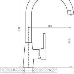 Смеситель MS-014 в Качканаре - kachkanar.mebel24.online | фото 2