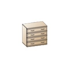 Спальня Карина композиция 5 (Снежный Ясень) в Качканаре - kachkanar.mebel24.online | фото 3