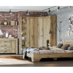 КВАДРО Спальный гарнитур (модульный) в Качканаре - kachkanar.mebel24.online | фото 2