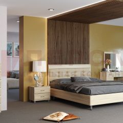 Спальня Мелисса композиция 1 (Ясень Асахи) в Качканаре - kachkanar.mebel24.online | фото
