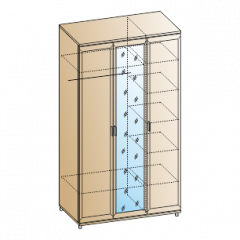 Спальня Мелисса композиция 3 (Акация Молдау) в Качканаре - kachkanar.mebel24.online | фото 4