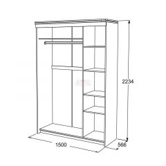 Спальный гарнитур Ольга-13 (модульный) в Качканаре - kachkanar.mebel24.online | фото 23