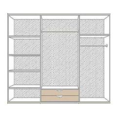 Спальный гарнитур Роза (модульная) беж в Качканаре - kachkanar.mebel24.online | фото 4