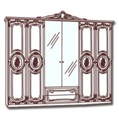 Спальный гарнитур Роза (модульная) беж в Качканаре - kachkanar.mebel24.online | фото 3