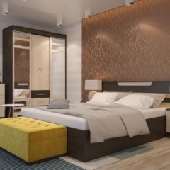 Спальный гарнитур Юнона (вариант-1) в Качканаре - kachkanar.mebel24.online | фото
