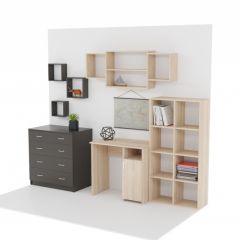 Стеллаж 8 секций (дуб сонома) в Качканаре - kachkanar.mebel24.online | фото 5