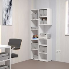Стеллаж Элемент-2 (белый) в Качканаре - kachkanar.mebel24.online | фото 3