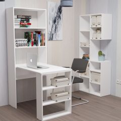 Стеллаж Элемент-2 (белый) в Качканаре - kachkanar.mebel24.online | фото 4