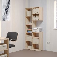 Стеллаж Элемент-2 (дуб сонома) в Качканаре - kachkanar.mebel24.online | фото 3