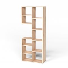 Стеллаж Элемент-2 (дуб сонома) в Качканаре - kachkanar.mebel24.online | фото 1