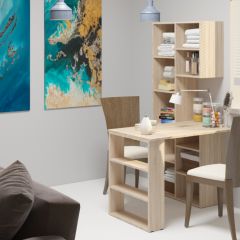 Стеллаж Элемент-2 (дуб сонома) в Качканаре - kachkanar.mebel24.online | фото 4
