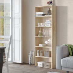 Стеллаж Лофт (Дуб сонома) в Качканаре - kachkanar.mebel24.online | фото
