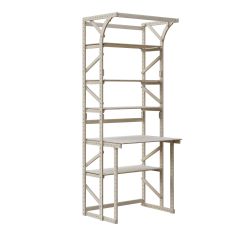 Стеллаж+стол со стойкой Конструктор Арт.СRСт2-1 в Качканаре - kachkanar.mebel24.online | фото