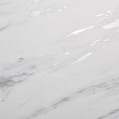 Стол BELLUNO 160 MARBLES KL-99 Белый мрамор матовый, итальянская керамика/ белый каркас, ®DISAUR в Качканаре - kachkanar.mebel24.online | фото 9