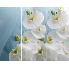 Стол Бостон-3 (Белая Орхидея) 1100/1420*700, опора Брифинг в Качканаре - kachkanar.mebel24.online | фото 2