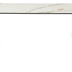 Стол BRONTE 220 KL-188 Контрастный мрамор матовый, итальянская керамика/ Шампань, ®DISAUR в Качканаре - kachkanar.mebel24.online | фото 2