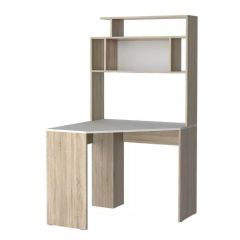 Компьютерный стол №11 (Дуб Сонома/Белый глянец) в Качканаре - kachkanar.mebel24.online | фото 2