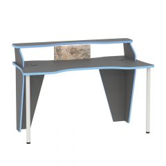 Стол компьютерный 12.61 Индиго в Качканаре - kachkanar.mebel24.online | фото