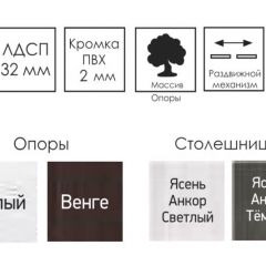 Стол раскладной Ялта-2 (опоры массив резной) в Качканаре - kachkanar.mebel24.online | фото 4