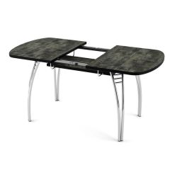 Стол раздвижной Паук пластик Кантри Риголетто светлый в Качканаре - kachkanar.mebel24.online | фото