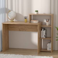 Стол с полкой (ЛДСП дуб крафт золотой) в Качканаре - kachkanar.mebel24.online | фото