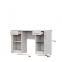 ГАММА 20 Стол туалетный + Зеркало (Серия №4) в Качканаре - kachkanar.mebel24.online | фото 6