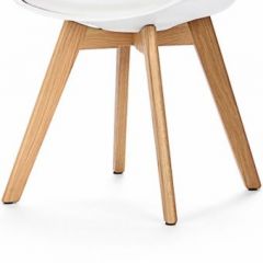 Стул Barneo N-12-2 Sephi PU белый в Качканаре - kachkanar.mebel24.online | фото 3
