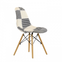 Стул Barneo N-12 Patchwork черно-белый в Качканаре - kachkanar.mebel24.online | фото
