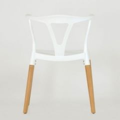 Стул Barneo N-218 Wishbone интерьерный кухонный белый в Качканаре - kachkanar.mebel24.online | фото 2