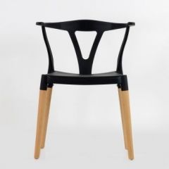 Стул Barneo N-218 Wishbone интерьерный кухонный черный в Качканаре - kachkanar.mebel24.online | фото 3