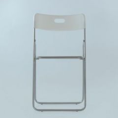 Стул Barneo N-299 Fold металлокаркас белый в Качканаре - kachkanar.mebel24.online | фото 3
