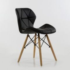 Стул Barneo N-42 Perfecto PU черный в Качканаре - kachkanar.mebel24.online | фото 2