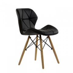 Стул Barneo N-42 Perfecto PU черный в Качканаре - kachkanar.mebel24.online | фото