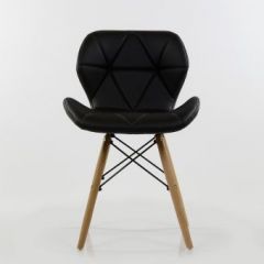 Стул Barneo N-42 Perfecto PU черный в Качканаре - kachkanar.mebel24.online | фото 4