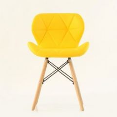 Стул Barneo N-42 Perfecto PU желтый в Качканаре - kachkanar.mebel24.online | фото 2