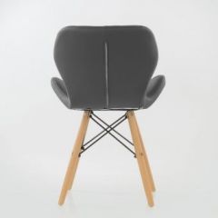 Стул Barneo N-42 Perfecto PU серый в Качканаре - kachkanar.mebel24.online | фото 3