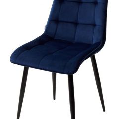 Стул CHIC BLUVEL-86 NAVY BLUE / черный каркас М-City в Качканаре - kachkanar.mebel24.online | фото