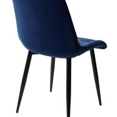 Стул CHIC BLUVEL-86 NAVY BLUE / черный каркас М-City в Качканаре - kachkanar.mebel24.online | фото 3