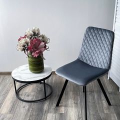 Стул DAIQUIRI BLUVEL-06 BLUE, велюр М-City в Качканаре - kachkanar.mebel24.online | фото 3