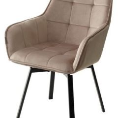 Стул MAVERICK 360 град. поворот. BLUVEL-40 BEIGE/ черный каркас, М-City в Качканаре - kachkanar.mebel24.online | фото