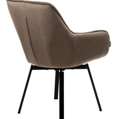 Стул MAVERICK 360 град. поворот. BLUVEL-40 BEIGE/ черный каркас, М-City в Качканаре - kachkanar.mebel24.online | фото 2