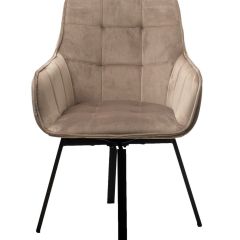 Стул MAVERICK 360 град. поворот. BLUVEL-40 BEIGE/ черный каркас, М-City в Качканаре - kachkanar.mebel24.online | фото 3