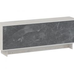 Тумба для ТВ Оскар мини (Сосна Белая Loft/Каспий темный) в Качканаре - kachkanar.mebel24.online | фото