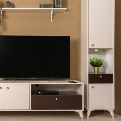 Тумба под ТВ 13.260 Миндаль в Качканаре - kachkanar.mebel24.online | фото 4